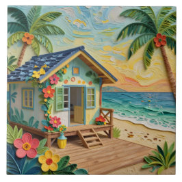 Beach Home Oceanic Coastal Art Fliese