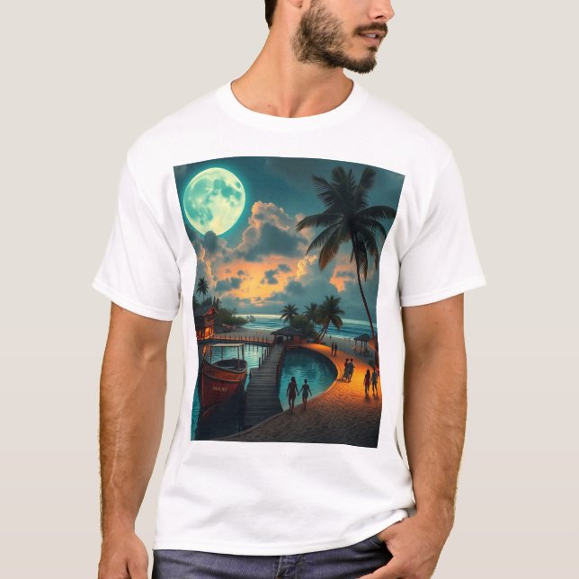 Beach Hotel Nr. 2 T-Shirt (Vorderseite)