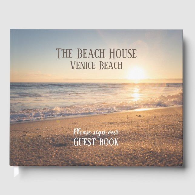 Beach Hotel Vacation House Willkommen Gästebuch (Vorderseite)