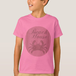 Beach House Crab Küste Vintag T-Shirt