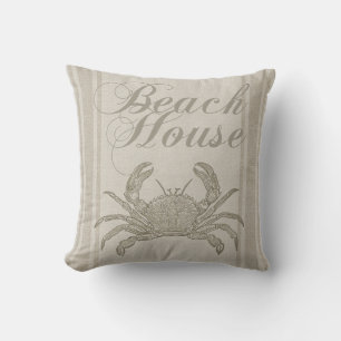 Beach House Crab Seashore Kissen