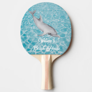 Beach House Fun Unterwasser-Freunde Tischtennis Schläger
