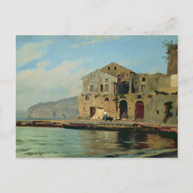 Beach House in Sorrento Postkarte (Vorderseite)