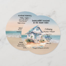 Beach House Junggeselinnen-Abschied Einladung