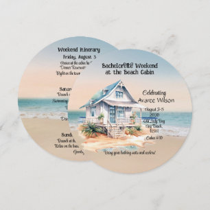 Beach House Junggeselinnen-Abschied Einladung