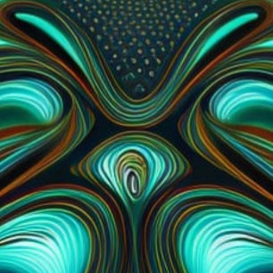 Beach House mit Blick auf den Ozean Leinwanddruck