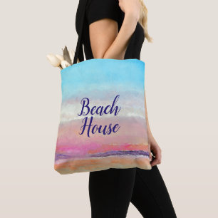 Beach House Pastel Sunset Tasche
