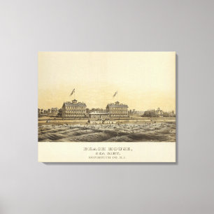 Beach House, Sea Girt, Monmouth Co, NJ Leinwanddruck