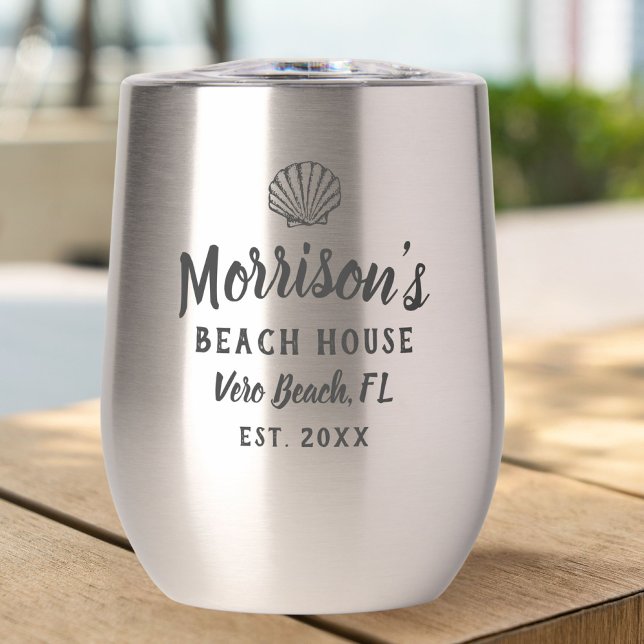 Beach House Seashell Clam Muschel Personalisierter (Von Creator hochgeladen)