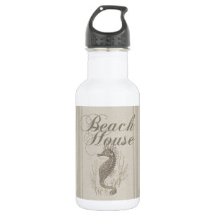 Beach House Seepferd Seashore Trinkflasche