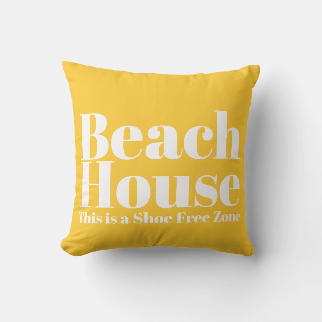 Beach House Showfree Zone Kissen (Vorderseite)