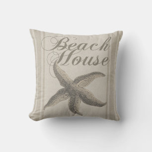 Beach House Starfish Seashore Kissen