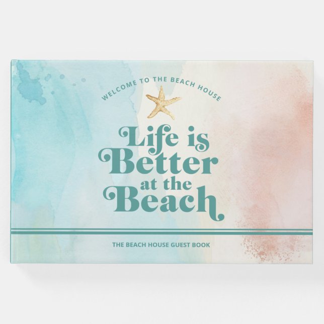 Beach House Vacation Informationen über Gäste miet Gästebuch (Vorderseite)