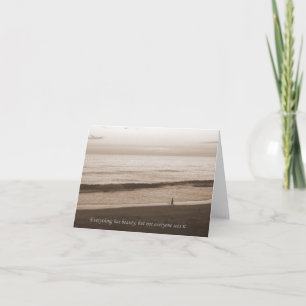 Beach Inspiration Notecard Karte