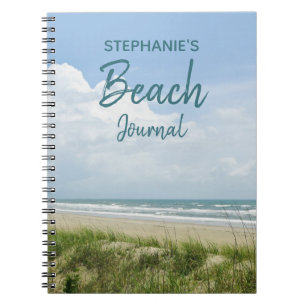 Beach Journal Personalisiert Coast Notebook Notizblock