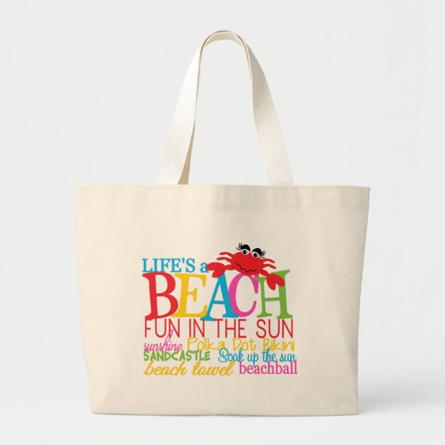 Beach Jumbo Tasche (Vorne)