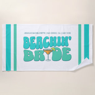 Beach Junggeselinnen-Abschied Beachin Bride Girls Strandtuch