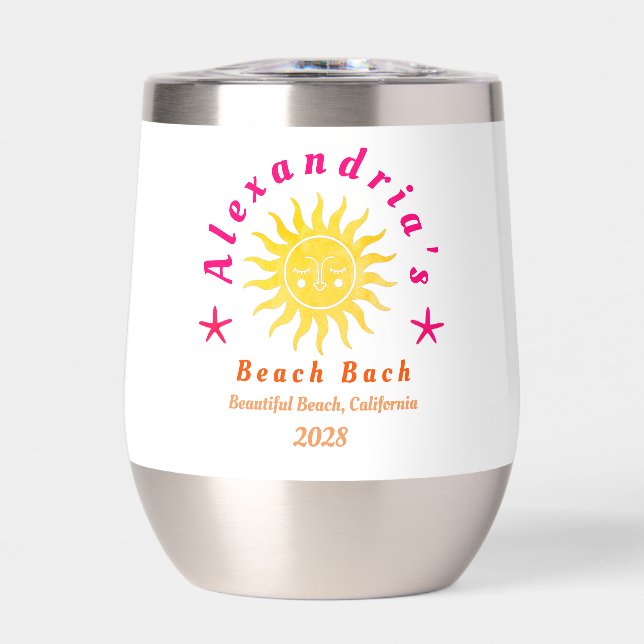 Beach Junggeselinnen-Abschied Boho Sun (Vorderseite)