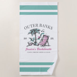 Beach Junggeselinnen-Abschied Custom Bridesmaid Ge Strandtuch