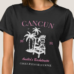 Beach Junggeselinnen-Abschied Girls Vacation Custo T-Shirt<br><div class="desc">Lassen Sie sich mit diesem atemberaubenden Junggeselinnen-Abschied am Strand, personalisierten T - Shirt, von Ihrem bevorstehenden Junggeselinnen-Abschied verwöhnen. Ob Sie einen Badeurlaub, einen Mädchenurlaub oder einen Junggeselinnen-Abschied der besten Freunde verbringen möchten, diese T - Shirt sind die perfekte Ergänzung zu Ihrem unvergesslichen Aufenthalt. Fügen Sie Ihrem Junggeselinnen-Abschied eine persönliche Touch...</div>
