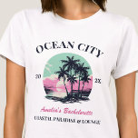 Beach Junggeselinnen-Abschied Matching Girls Woche T-Shirt<br><div class="desc">Lassen Sie sich mit diesem atemberaubenden Junggeselinnen-Abschied am Strand, personalisierten T - Shirt, von Ihrem bevorstehenden Junggeselinnen-Abschied verwöhnen. Ob Sie einen Badeurlaub, einen Mädchenurlaub oder einen Junggeselinnen-Abschied der besten Freunde verbringen möchten, diese T - Shirt sind die perfekte Ergänzung zu Ihrem unvergesslichen Aufenthalt. Fügen Sie Ihrem Junggeselinnen-Abschied eine persönliche Touch...</div>
