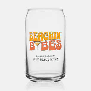 Beach Junggeselinnen-Abschied Retro Beachin Babes Dosenglas