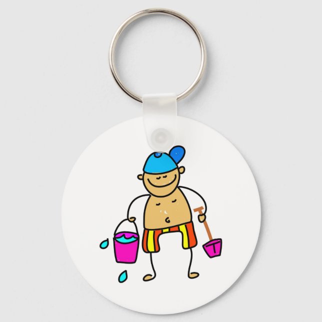 Beach Kid Schlüsselanhänger (Vorderseite)