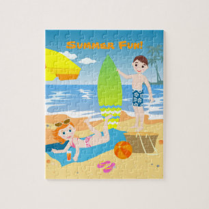 Beach Kindergeburtstag Puzzle