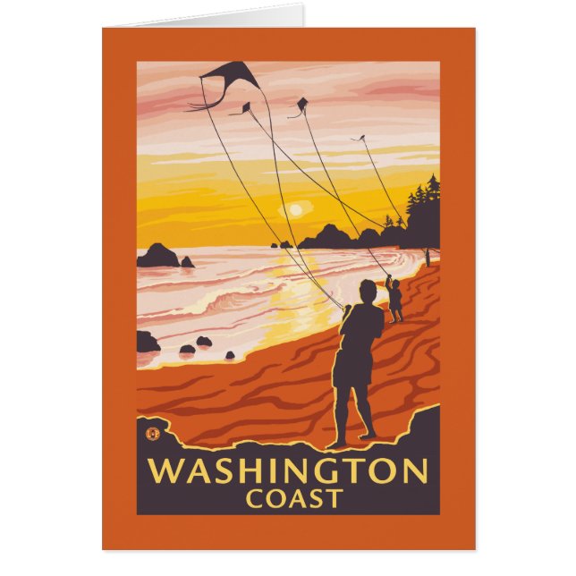 Beach & Kites - Washington Coast (Vorne)