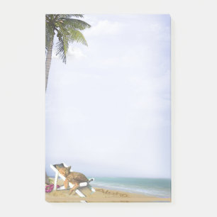 Beach Kitty Post-it Klebezettel