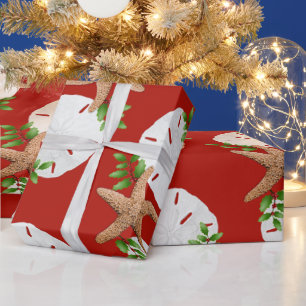 Beach Kreath Große Muster Weihnachten Geschenkpapier