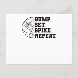 Beach Lady Volleyball Player Volleyball Girl Postkarte