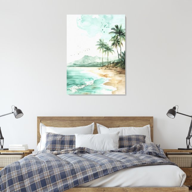 Beach Landscape Leinwanddruck (Insitu (Schlafzimmer))