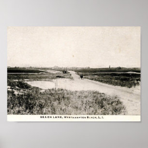 Beach Lane, Westhampton, New York, Vintag Poster