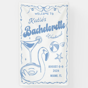 Beach Last Toast Bachelorette Weekend Banner