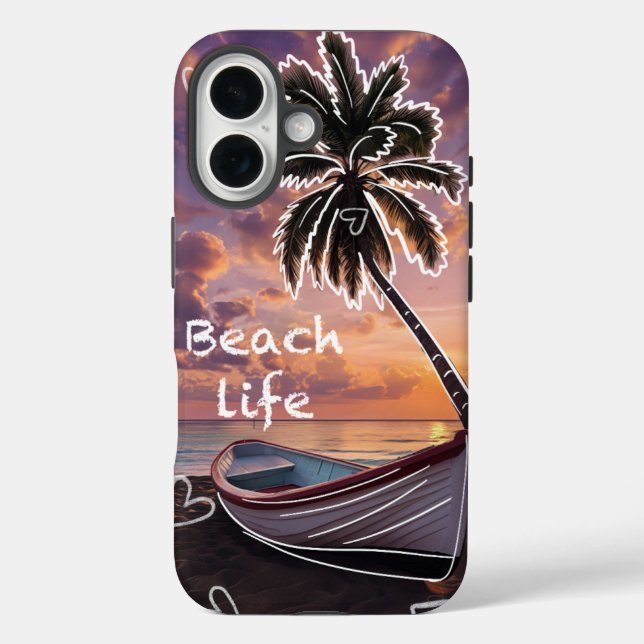 Beach life  Case-Mate iPhone hülle (Rückseite)