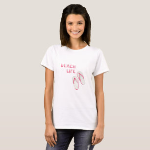 Beach Life Flip Flops T-Shirt