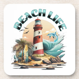 Beach Life Getränkeuntersetzer