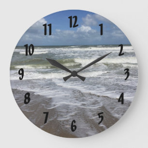 Beach Life Große Wanduhr