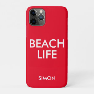 Beach Life Lifeguard Geschenk Red Case-Mate iPhone Hülle