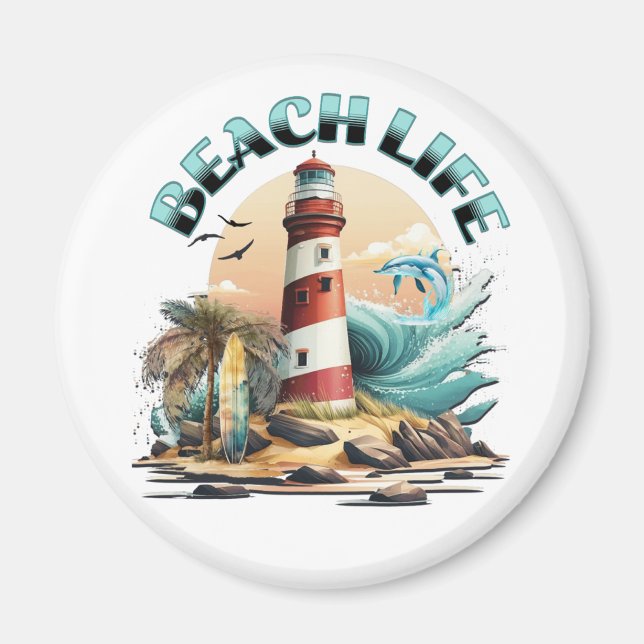 Beach Life Magnet (Vorne)