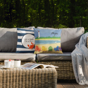 Beach Life Personalisiert Kissen