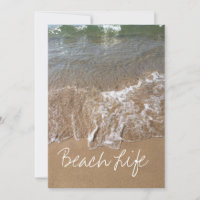 Beach Life Quote Waves Ocean Sandy Water Shore