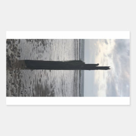 Beach Life Rechteckiger Aufkleber