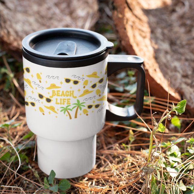 Beach Life Sublimation Reisebecher (Von Creator hochgeladen)