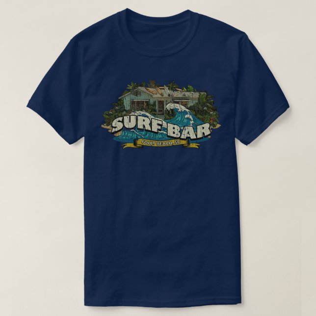 Beach Life Surf Bar Folly Beach 2007 T-Shirt (Design vorne)