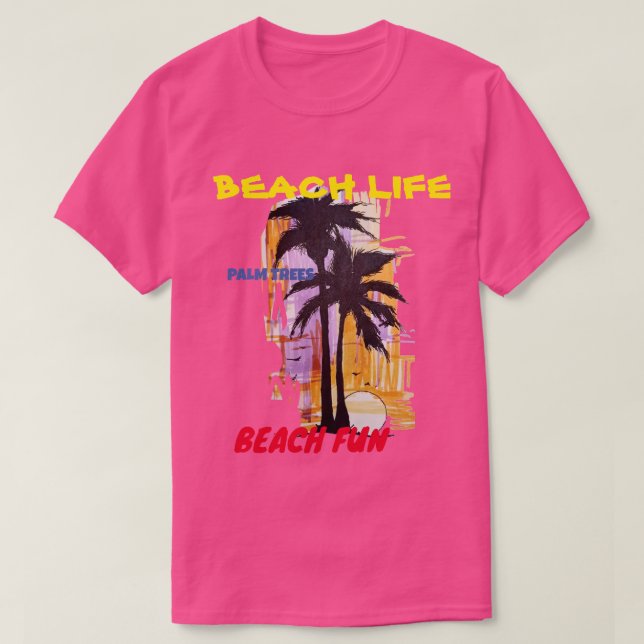BEACH LIFE T-SHIRT (Design vorne)
