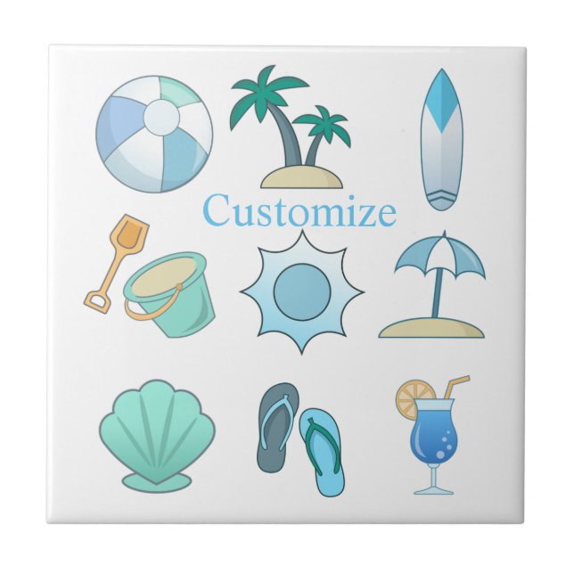 Beach Life Thunder_Cove Fliese (Vorderseite)