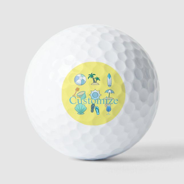 Beach Life Thunder_Cove Golfball (Vorderseite)