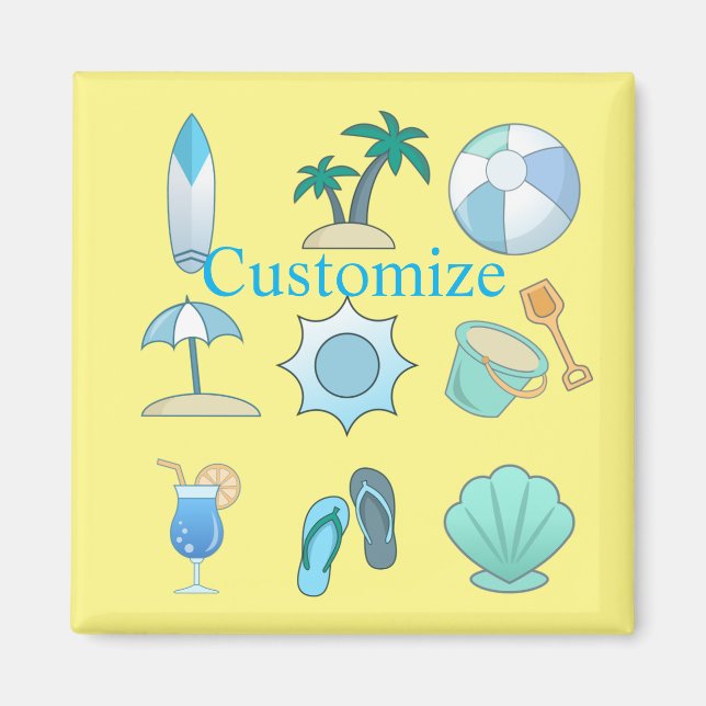 Beach Life Thunder_Cove Magnet (Vorne)